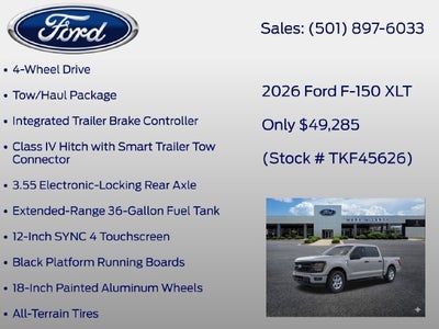 2026 Ford F-150 XLT