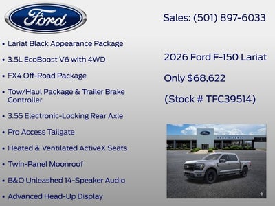 2026 Ford F-150 Lariat