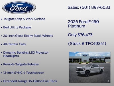 2026 Ford F-150 Platinum