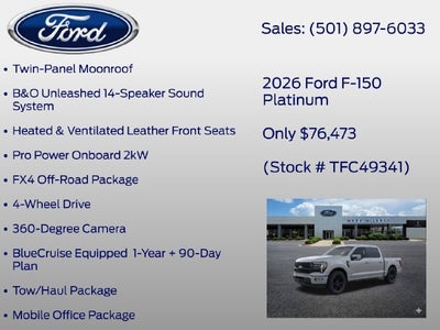 2026 Ford F-150 Platinum