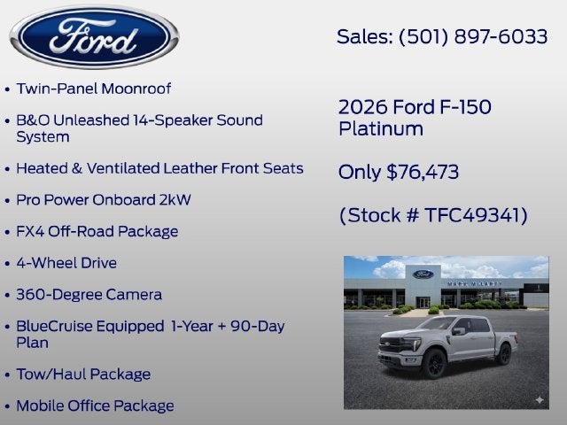 2026 Ford F-150 Platinum
