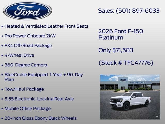 2026 Ford F-150 Platinum