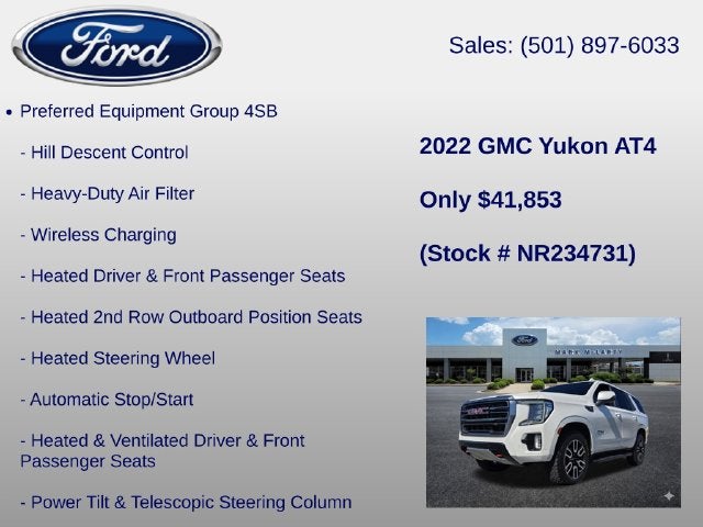 2022 GMC Yukon AT4