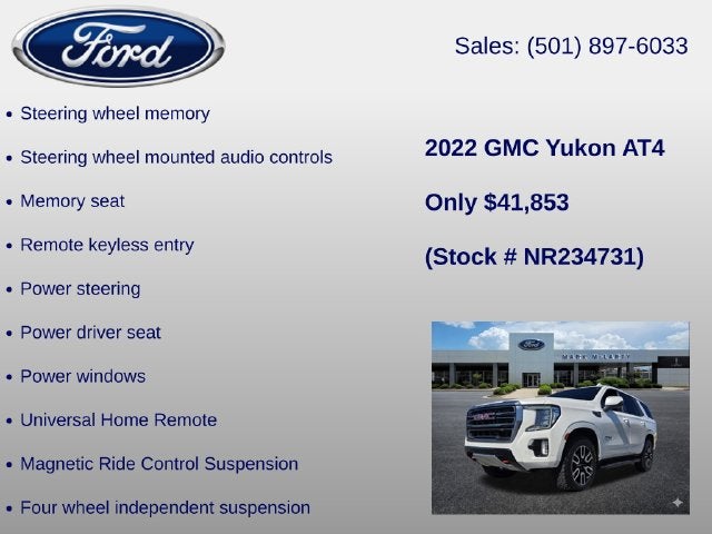 2022 GMC Yukon AT4