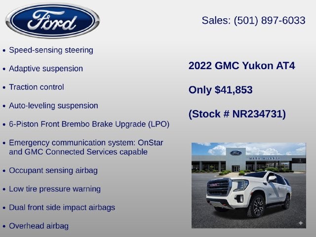 2022 GMC Yukon AT4
