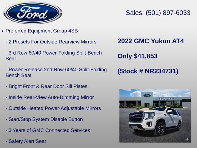 2022 GMC Yukon AT4