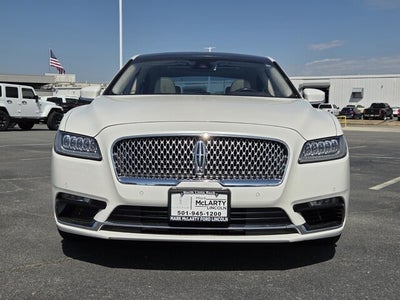2018 Lincoln Continental Black Label