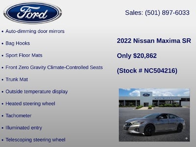 2022 Nissan Maxima SR