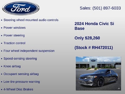 2024 Honda Civic Si Base