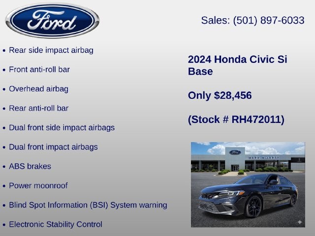 2024 Honda Civic Si Base