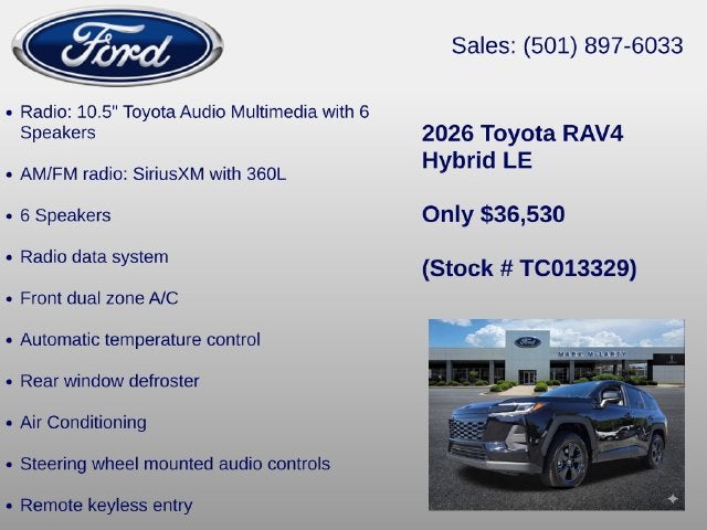 2026 Toyota RAV4 LE