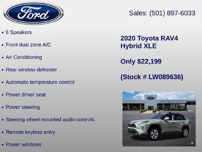 2020 Toyota RAV4 Hybrid XLE