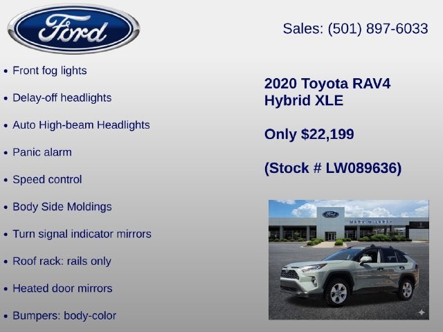 2020 Toyota RAV4 Hybrid XLE