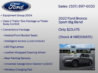 2022 Ford Bronco Sport Big Bend