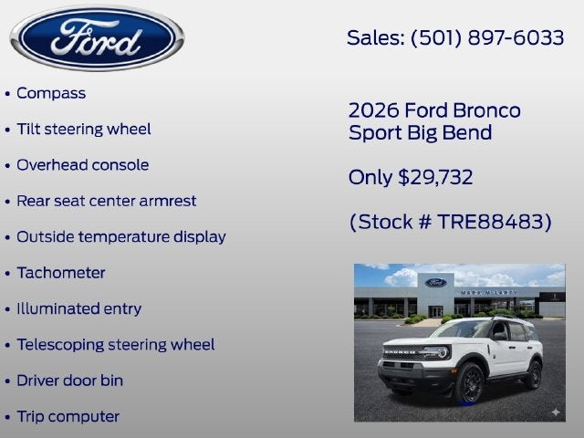 2026 Ford Bronco Sport Big Bend