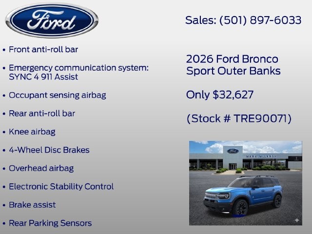 2026 Ford Bronco Sport Outer Banks