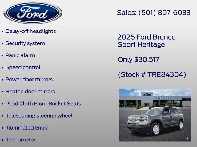 2026 Ford Bronco Sport Heritage