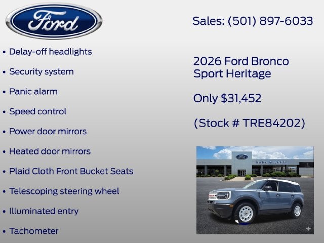 2026 Ford Bronco Sport Heritage