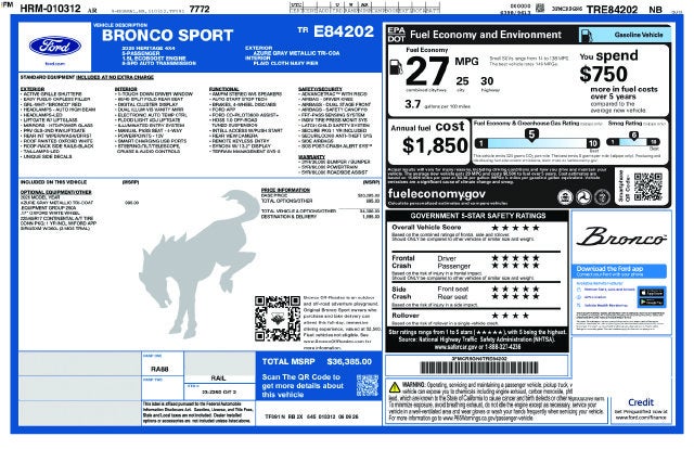 2026 Ford Bronco Sport Heritage