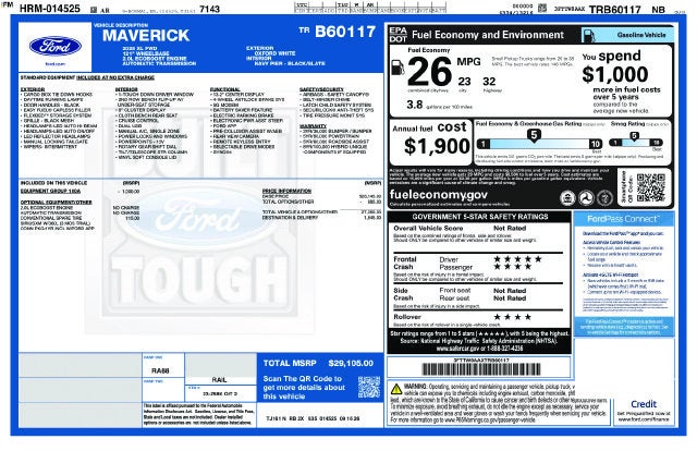 2026 Ford Maverick XL