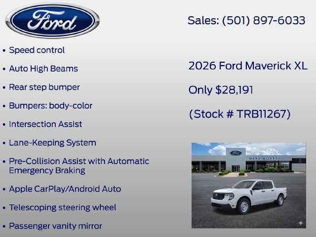 2026 Ford Maverick XL