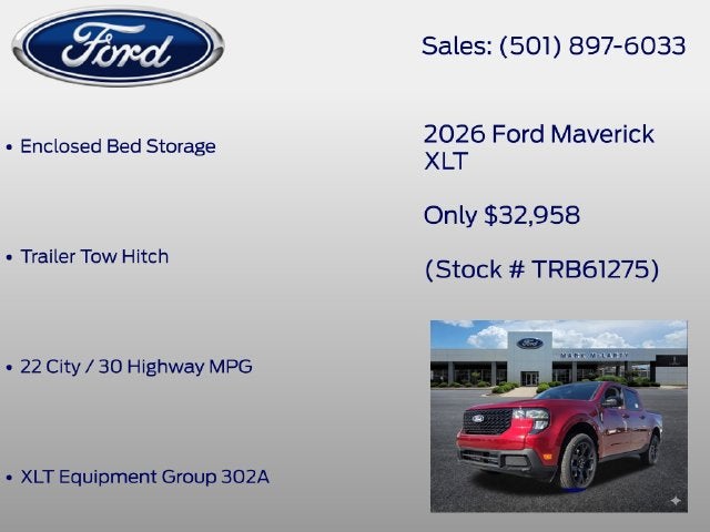 2026 Ford Maverick XLT