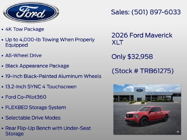 2026 Ford Maverick XLT