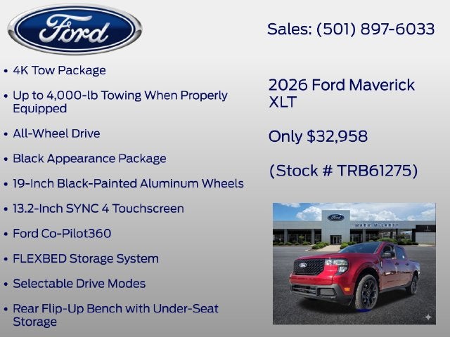 2026 Ford Maverick XLT