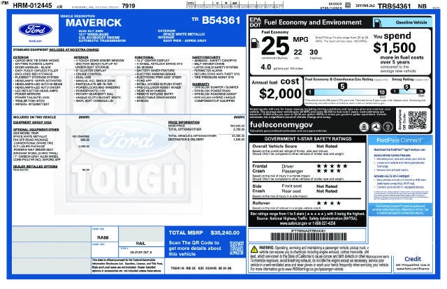 2026 Ford Maverick XLT