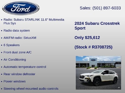 2024 Subaru Crosstrek Sport