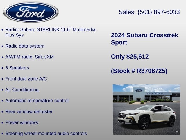 2024 Subaru Crosstrek Sport