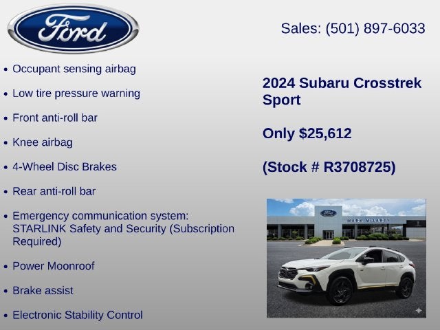 2024 Subaru Crosstrek Sport