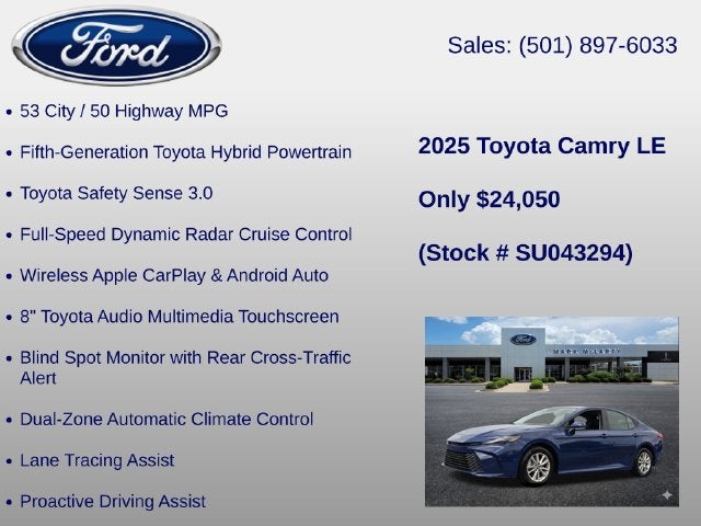 2025 Toyota Camry LE