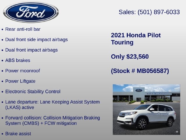 2021 Honda Pilot Touring 7 Passenger