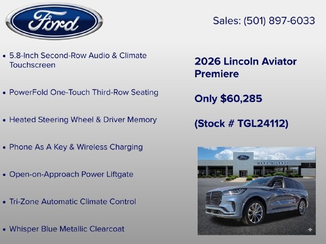 2026 Lincoln Aviator Premiere Premium