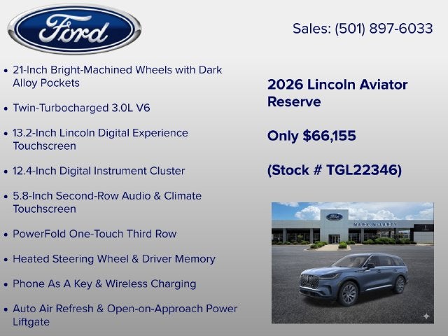 2026 Lincoln Aviator Reserve Premium