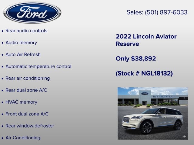 2022 Lincoln Aviator Reserve Premium