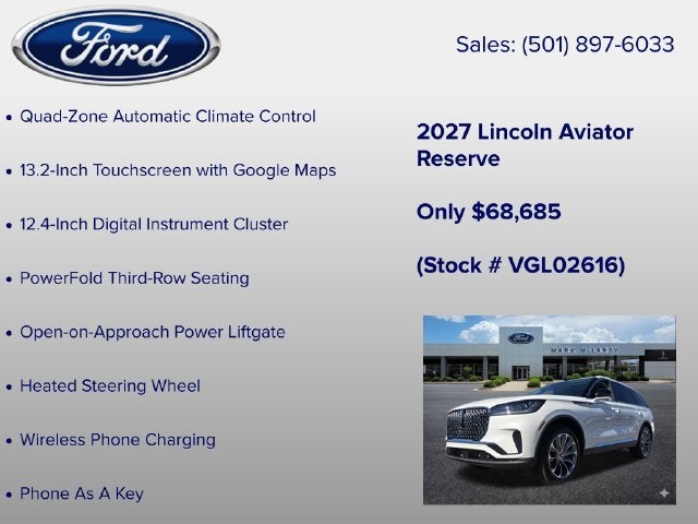 2027 Lincoln Aviator Reserve Premium