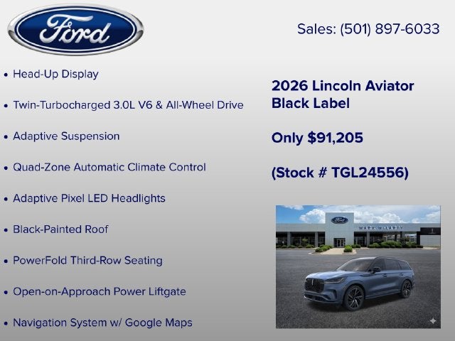 2026 Lincoln Aviator Black Label Premium