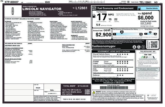 2026 Lincoln Navigator Reserve