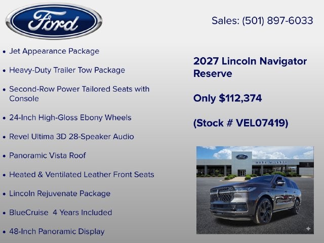 2027 Lincoln Navigator Reserve
