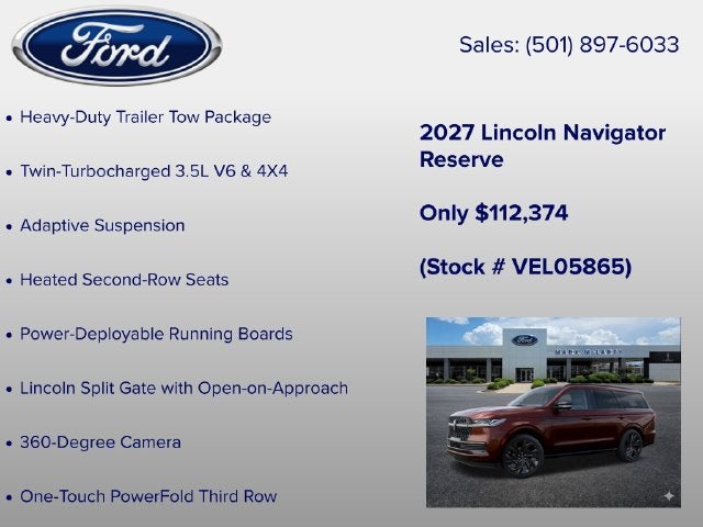 2027 Lincoln Navigator Reserve