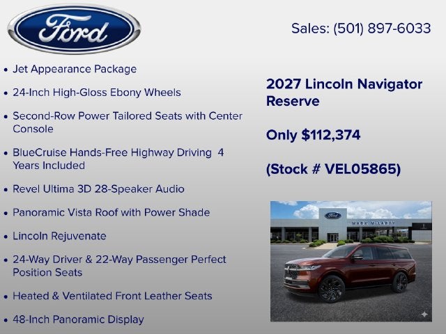 2027 Lincoln Navigator Reserve