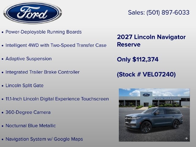 2027 Lincoln Navigator Reserve