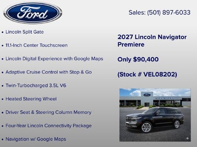 2027 Lincoln Navigator Premiere