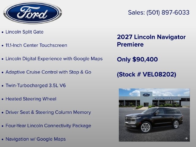 2027 Lincoln Navigator Premiere