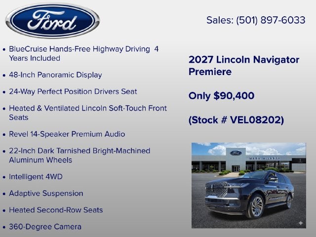 2027 Lincoln Navigator Premiere
