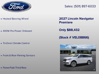2027 Lincoln Navigator Premiere