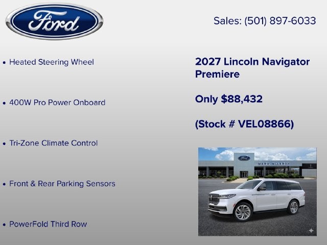 2027 Lincoln Navigator Premiere