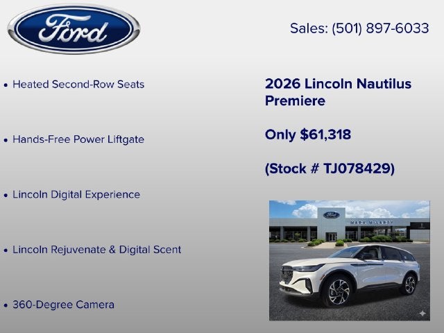 2026 Lincoln Nautilus Premiere